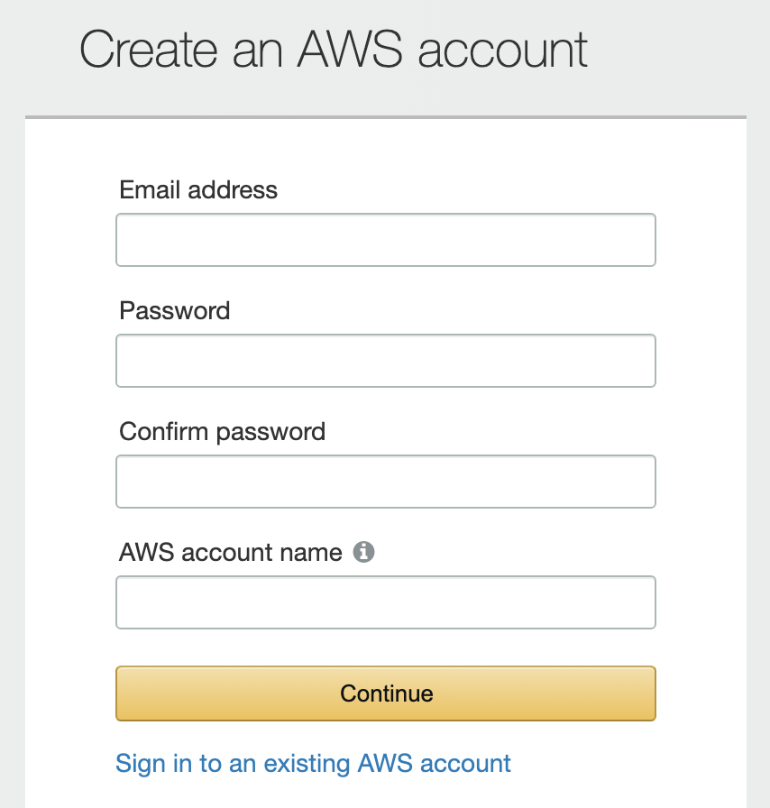 Create AWS Account